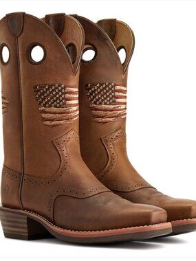 Ariat Roughstock Patriot Boots Size 9.5